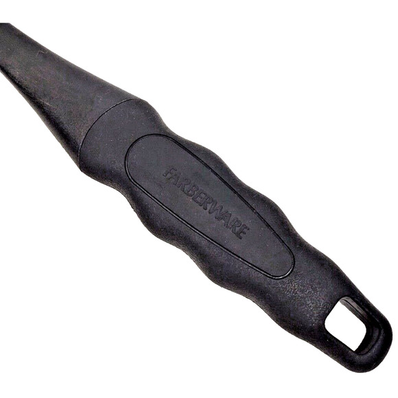 Farberware Black Solid Nylon Spoon Ladle Soft Grip 14" Long - Picture 3 of 6